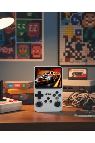Klasik Oyun Konsolu 64 Bit İşlemci Ve Çift Kart Girişi Özellikli Çok Renkli