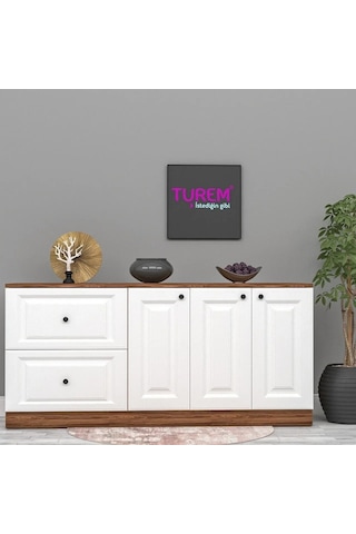 Cherry Membran Kapak Konsol Mdf Beyaz