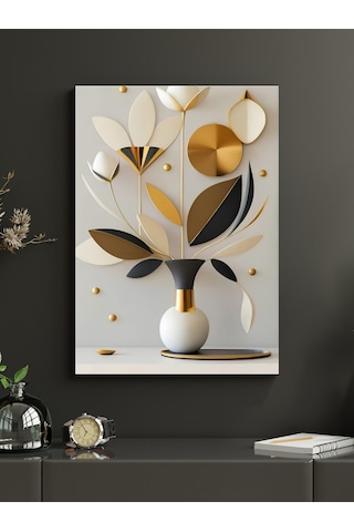 Modern Çiçek Canvas Tablo Ev Ofis Mutfak Dekorasyonu Kanvas Duvar Tablo