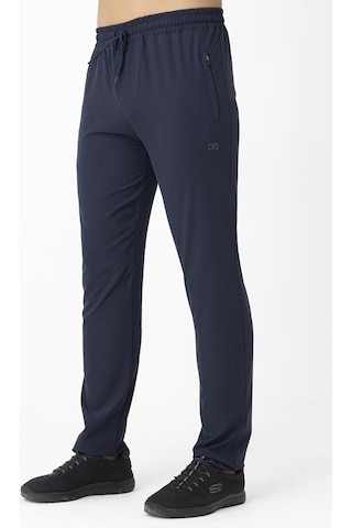 Crozwise Erkek Dar Paça Likralı Spor Pantolon Lacivert