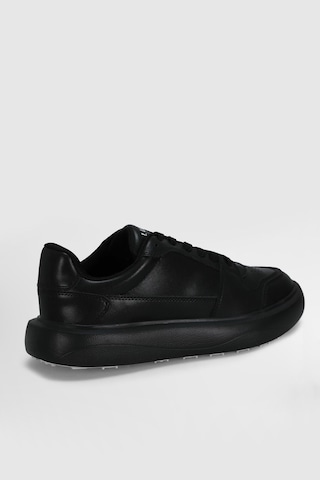 Lufian Mateas Erkek Deri Sneaker Ayakkabı 112230251 Siyah