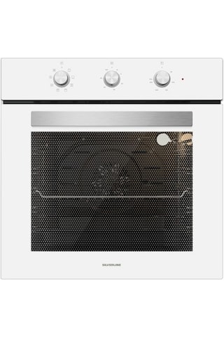 Silverline BO6503W01 - CS5349W01 - 3420 Classy 60 Beyaz Cam Ankastre Set