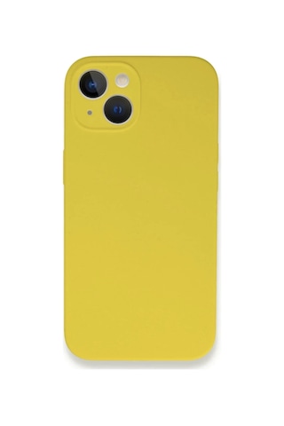 Apple İphone 13 Mini Uyumlu Kılıf Lansman Legant Silikon - Sarı