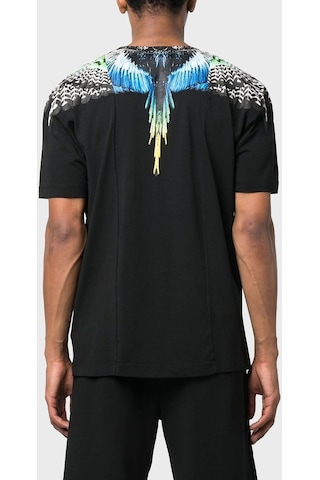 Marcelo Burlon Erkek T Shirt Cmaa018s23jer0061009 Siyah