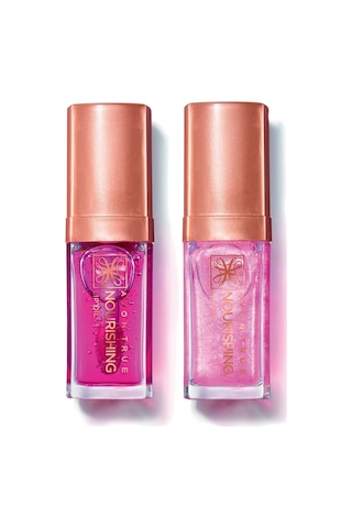 Avon True Colour Shimmering Petal + Blossom Dudak Bakım Yağı 2 x 7 ML