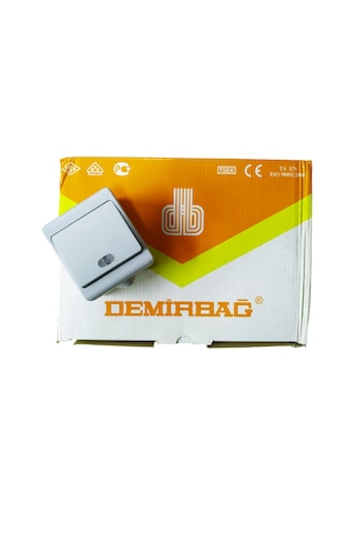 Demirbağ Haliç Işıklı Lıght Anahtar 10 Adet