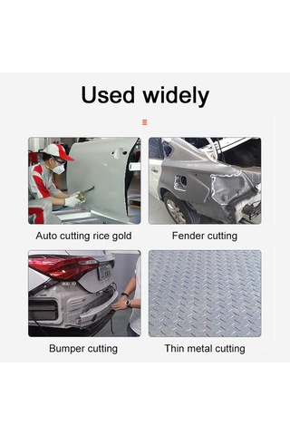 Lemestar Otomotiv Sac Kesme Pnömatik Testere - 9000bpm/dk Hızlı, 10mm Strok, 95mm Bıçak İle Araç Tamir Aleti