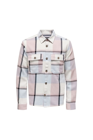 Only & Sons Erkek Önü Cepli Oduncu Gömlek 22025473 Açık Mavi