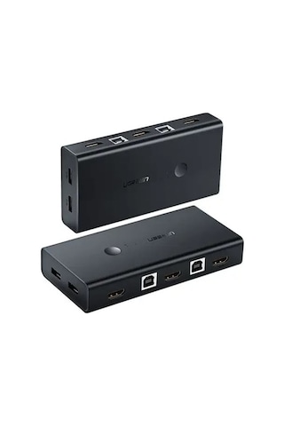 Ugreen 4k Hdmı Kvm Switch 2-in-1, 2xhdmı In, 1xhdmı Out, 2xusb-a 2.0, 2xusb-a 1.1, 50744