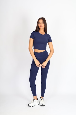 Soft&Basic Slım Fit Toparlayıcı Ve Esnek Lacivert Tayt Lacivert