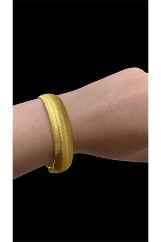 22 Ayar Kum Desenli Bilezik 15 Gr.