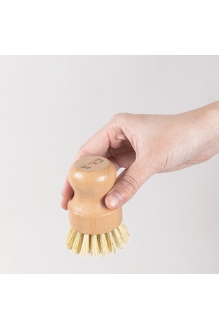 Springsun Mangal Ve Tencere Temizliği İçin Dayanıklı Kayın Ağacı Sapı Ve Sisal Kıllı Fırça