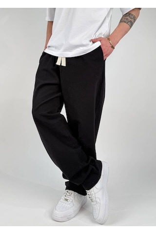 Zaee Keten Baggy Pantolon siyah