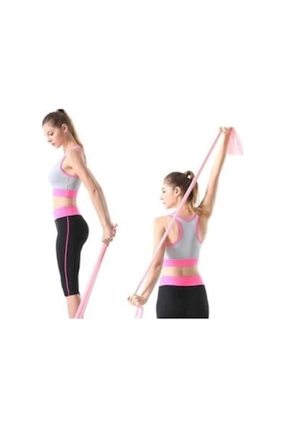 Cosfer 3'lü Pilates Bandı Seti Direnç Hafif Orta Sert 3lü Set Çok Renkli