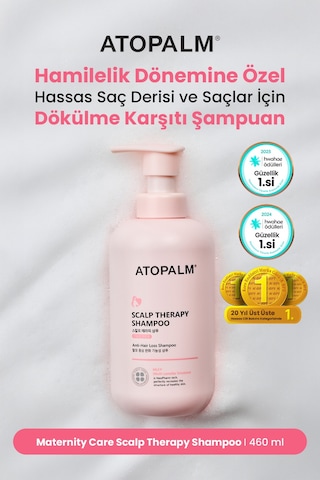 Hamilelere Özel Saç Dökülmesi Karşıtı Nazik Şampuan Atopalm Maternity Care Scalp Therapy Shampoo