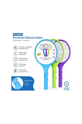 Renkli Raket Modeli Elektronik Sinek Öldürücü Cız Makine Herhangi Bir Renk Gönderilir 5468