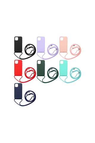 Apple Uyumlu iPhone 12 Pro Max Kılıf Zore Ropi Kapak-Turkuaz