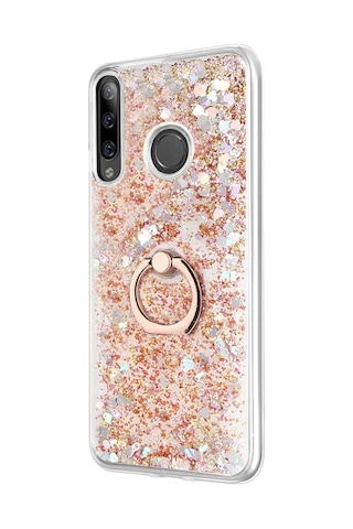 Microsonic Huawei Honor 9X Kılıf Glitter Liquid Holder