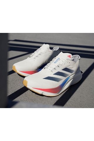 Adidas Adizero Boston 12 M Erkek Koşu Ayakkabısı Jı4476 Beyaz Renkli