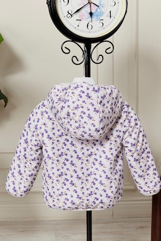 Benitto Kids Çift Taraflı Kız Bebek Çocuk Mont 51344 Mor