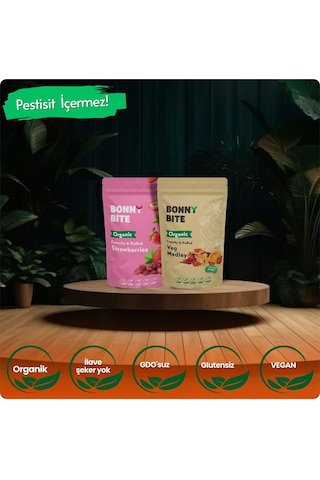 Organik Çıtır Çilek & Çıtır Sebze Kapya Biber, Cherry Domates, Soğan İkili Paketi Diğer