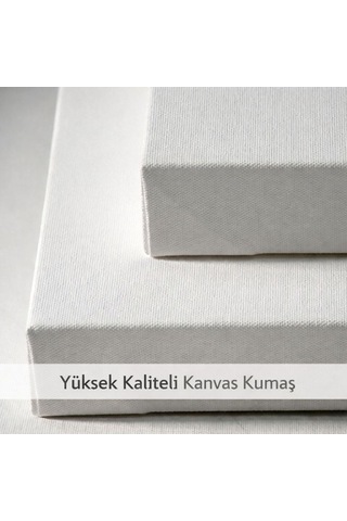 Çiçek Ve Vazo Temalı Dekoratif Kanvas Tablo