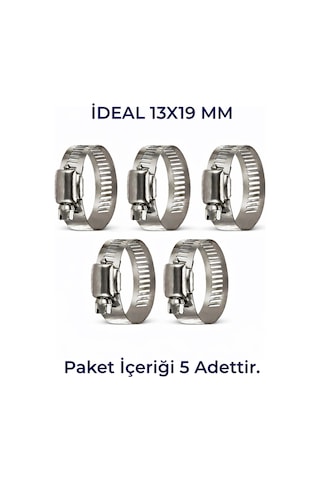 Hortum Kelepçesi 5 Adet 13x19' Luk