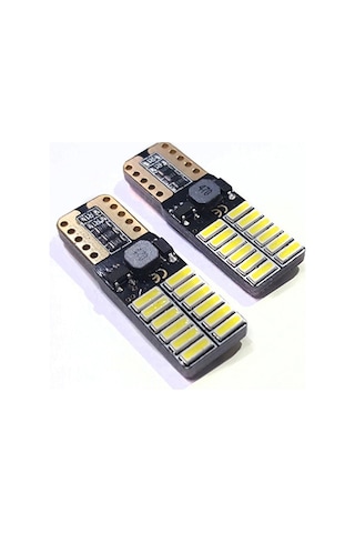 Femex T10-24Ledli Yassı Dipsiz Led Ampul Canbus Ultra Parlak 300L