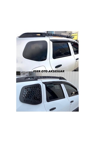 Dacia Duster 2018 Öncesi Metal Kelebek Cam Koruma 2 Parça