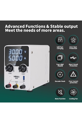 Wellhise Yihua 305d-v 30v 5ah Güç Kaynağı Powersupply