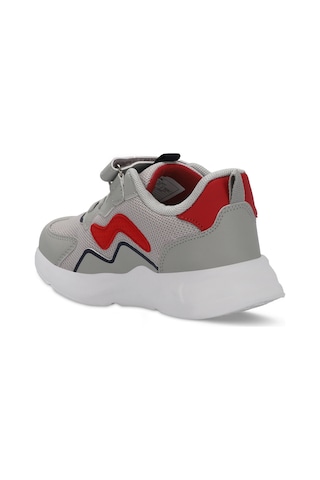 Slazenger PESO I Çocuk Cırt Cırtlı Gri Sneaker