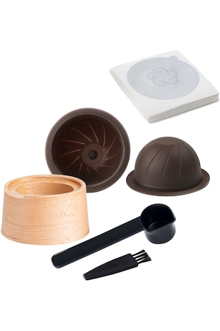 Homyl Ev Için Kahve Kapsül Kiti Pratik Kaşık Kapaklı