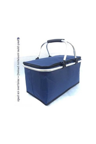 Fortunelane Siyah Isı Saklama Sepeti - Fırlatılabilir Piknik/alışveriş Çantası - Dayanıklı Promosyon Hediyesi Çok Renkli