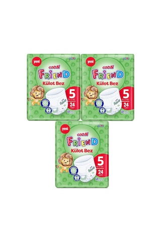Goon Friend Külot Bebek Bezi 5 Numara 12-17kg Junior 72 Adet 3'lü