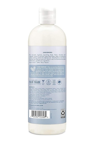 Shea Moisture Yulaf Ezmesi & E Vitamini Yatıştırıcı Kokusuz Vücut Şampuanı 586 ML