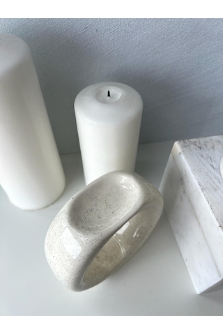 Doğal Seramik Buhurdanlık Meditasyon Spa Tütsülük Akış