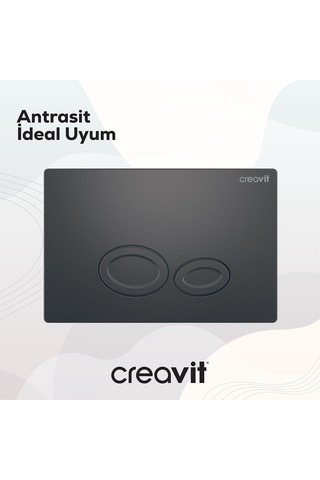 Creavit Drop Antrasit Kumanda Paneli GP2002.04 Antrasit