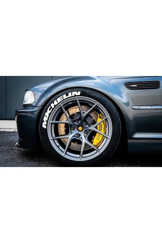 Lastik Yazısı 4X Mıchelın Beyaz