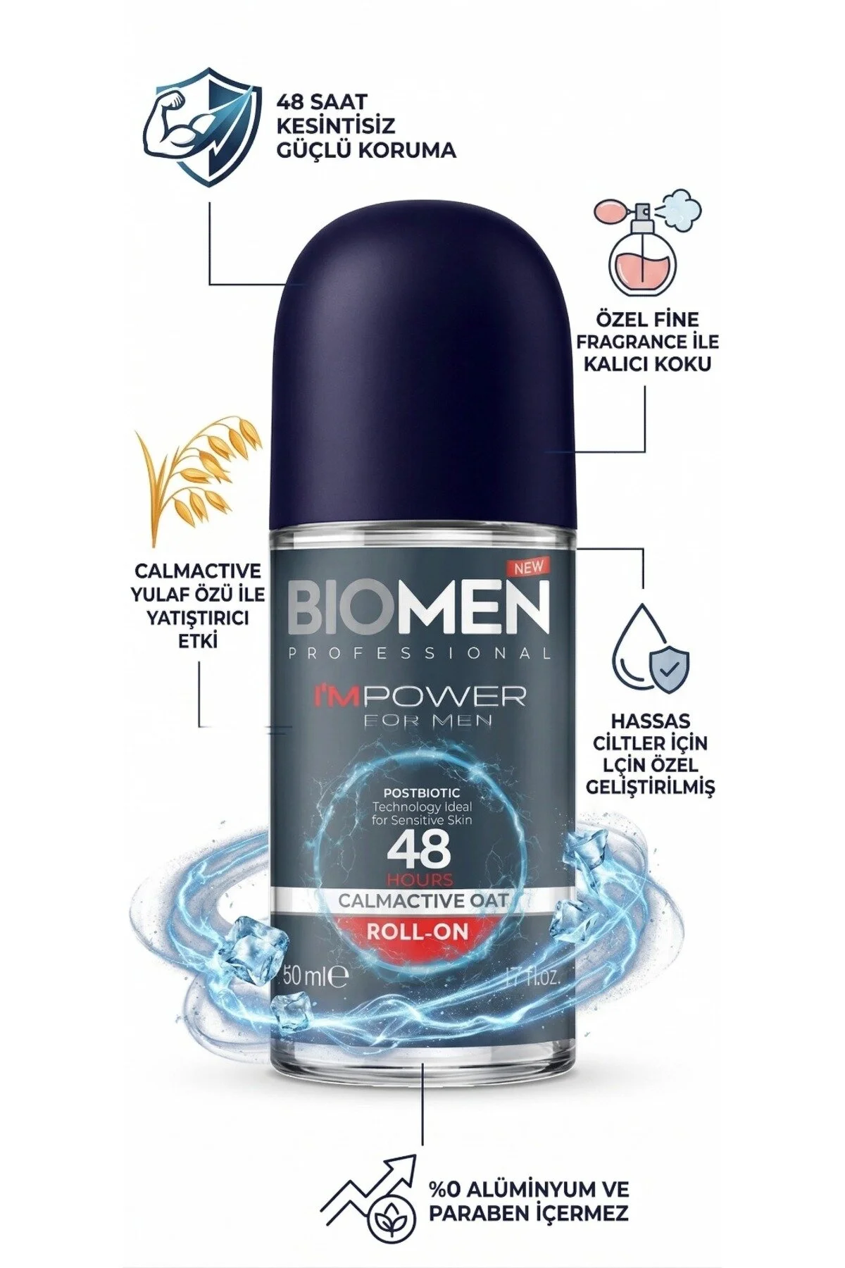 Roll-on For Men Ferahlatıcı Etki I'm Power 50 Ml