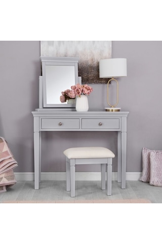 Masifart Flex Çift Çekmece Dresuar Beyaz