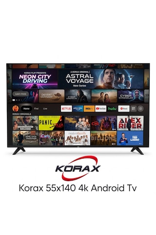 Korax 55" 140 Ekran 4K Ultra HD Android TV