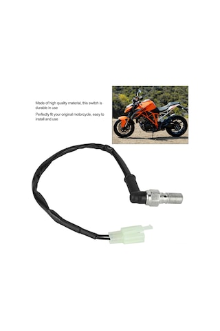 Yaozixa Tek Delik Hidrolik Fren Işık Anahtarı M10x1.00mm - Ktm 640 Duke/690/950/990 Ve Avrupa Motosikletleri İçin Dayanıklı Abs Malzeme