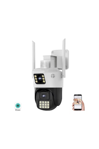 Radex Rx-23aı Smart Güvenlik Kamerası 2 Kameralı 3+3mp Wi-fi Ptz Renkli Gece Görüş