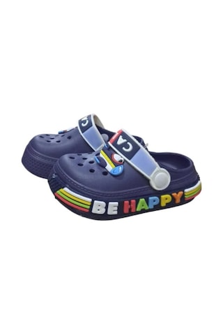 Calx Erkek Bebek-çocuk Uçak Figürlü Kaydırmaz Taban Terlik Sandalet Bnt9010 Lacivert