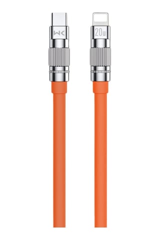 Wekome WDC-187 1 M Type-C-Lightning Pd 20 W Hızlı Şarj Kablosu Turuncu