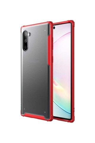 Samsung Uyumlu Galaxy Note 10 Kılıf Zore Volks Kapak-Kırmızı