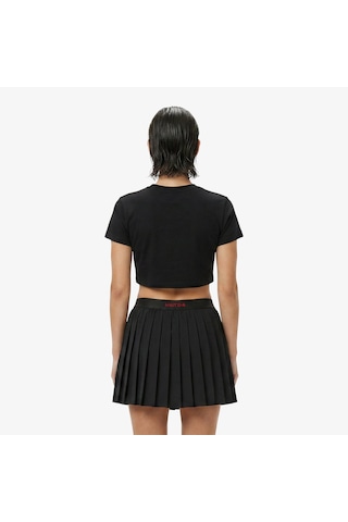Unıted4 Regular Fit Kadın Siyah T-shirt Bsc-utws 2800282