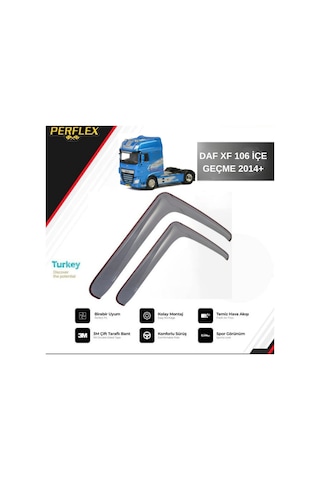 Cam Rüzgarlığı V1 Düz Daf Xf 106 İçe Geçme 2014+