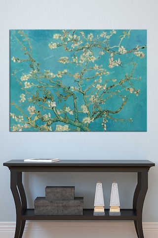 Vincent Van Gogh Çiçek Açan Badem Ağacı Dev Boyut Kanvas Tablo 70 x 50