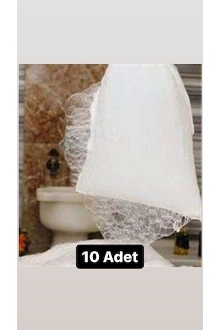 Hamam Köpük Torbası 10 Adet Doğal Hamam Torbası Pamuk Köpük Torbası Duş Beyaz